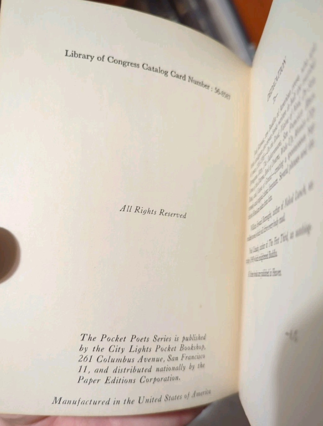 Allen Ginsberg Howl 1st Edition 3rd Printing 1957 City Lights Pocket Poets #4