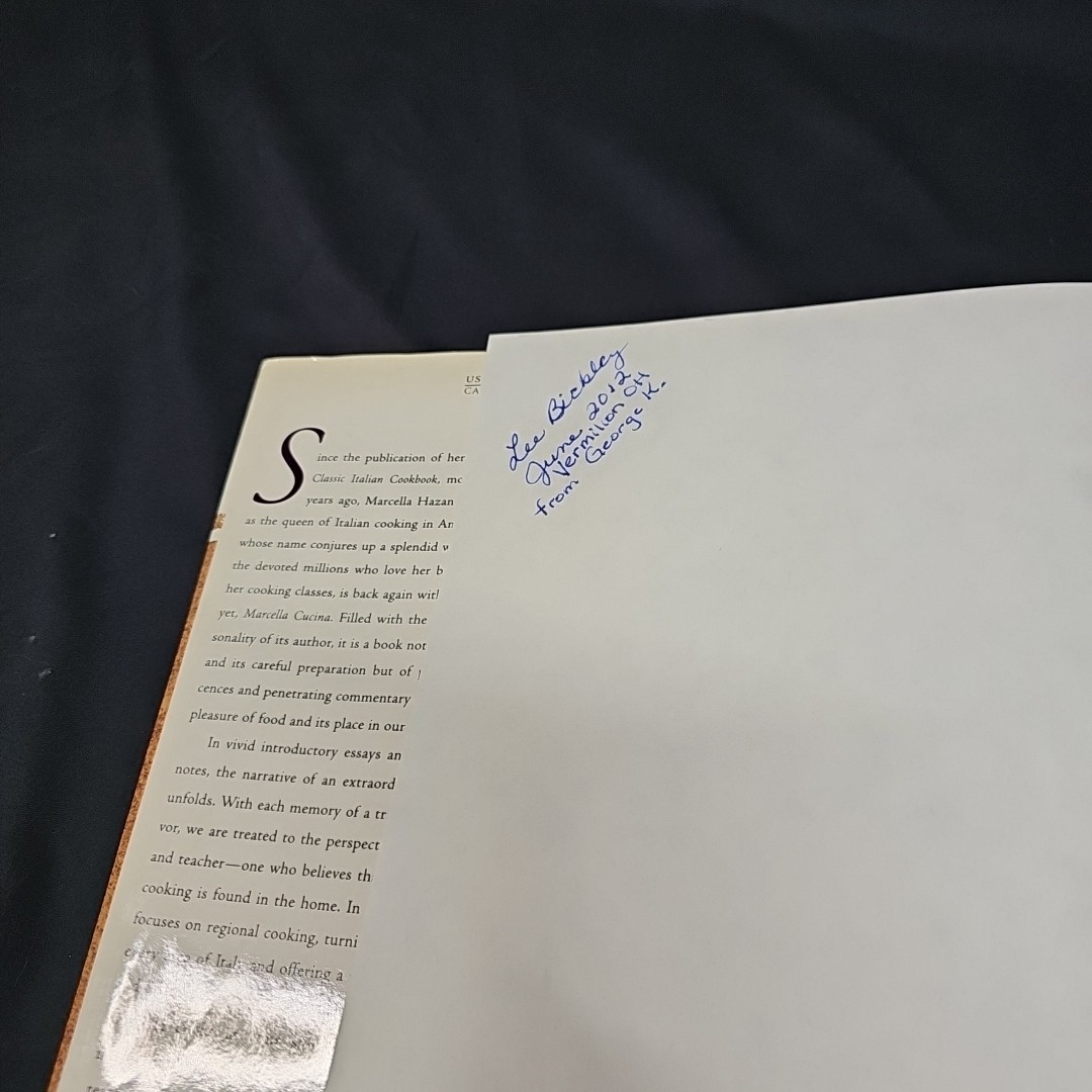 Marcella Cucina by Marcella Hazan (1997, Hardcover) First Edition