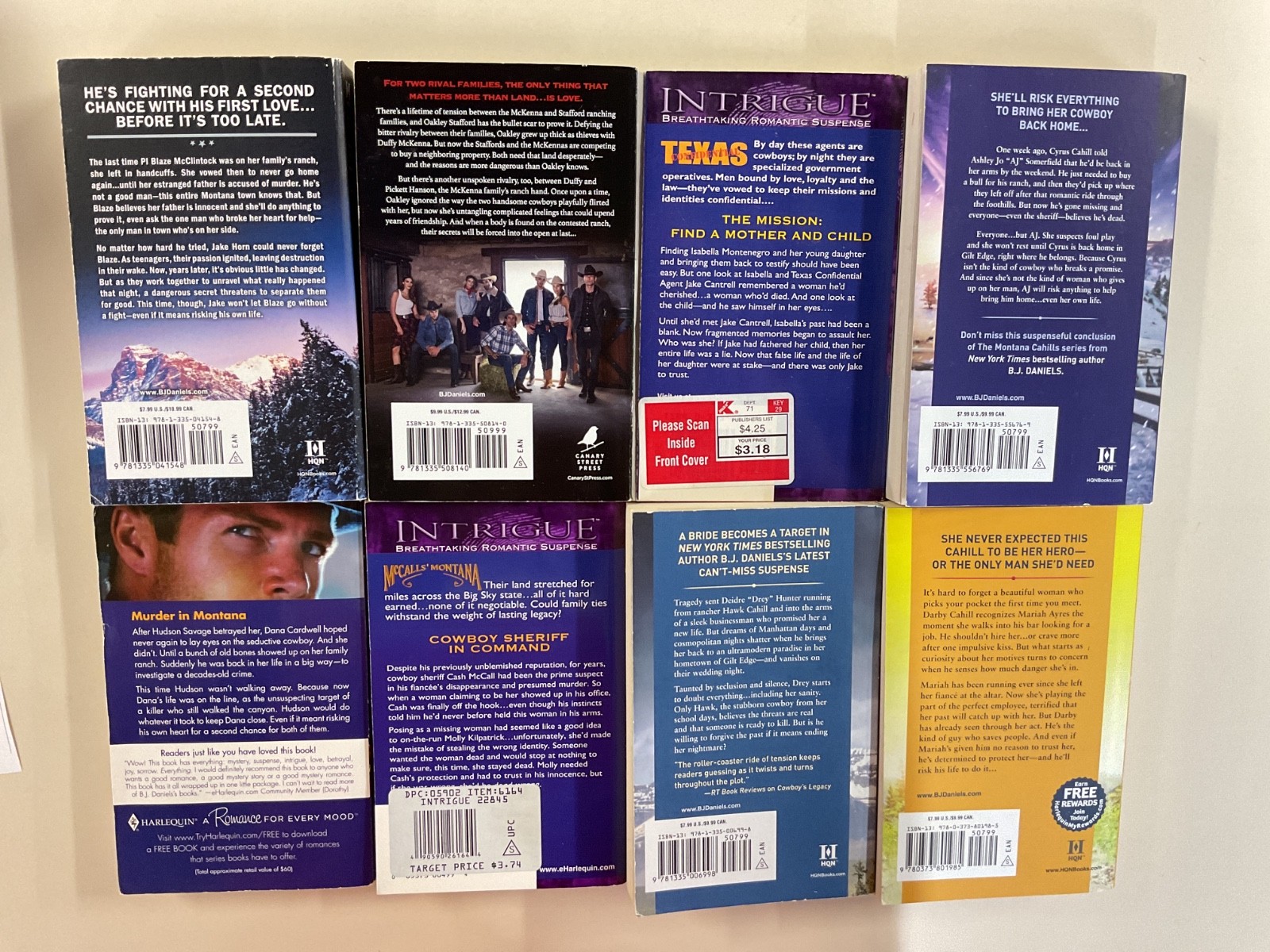 B J Daniels PB lot of 12 Ambushed Atonement Mercy Outlaw’s Honor Restless Hearts
