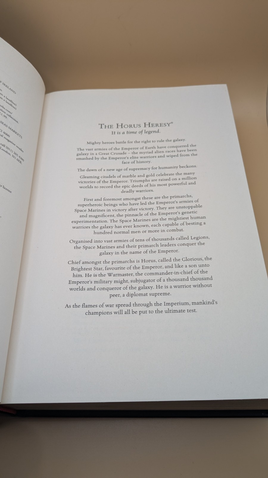 The First Heretic The Horus Heresy #1 Legends Aaron Dembski-Bowden Warhammer 40k