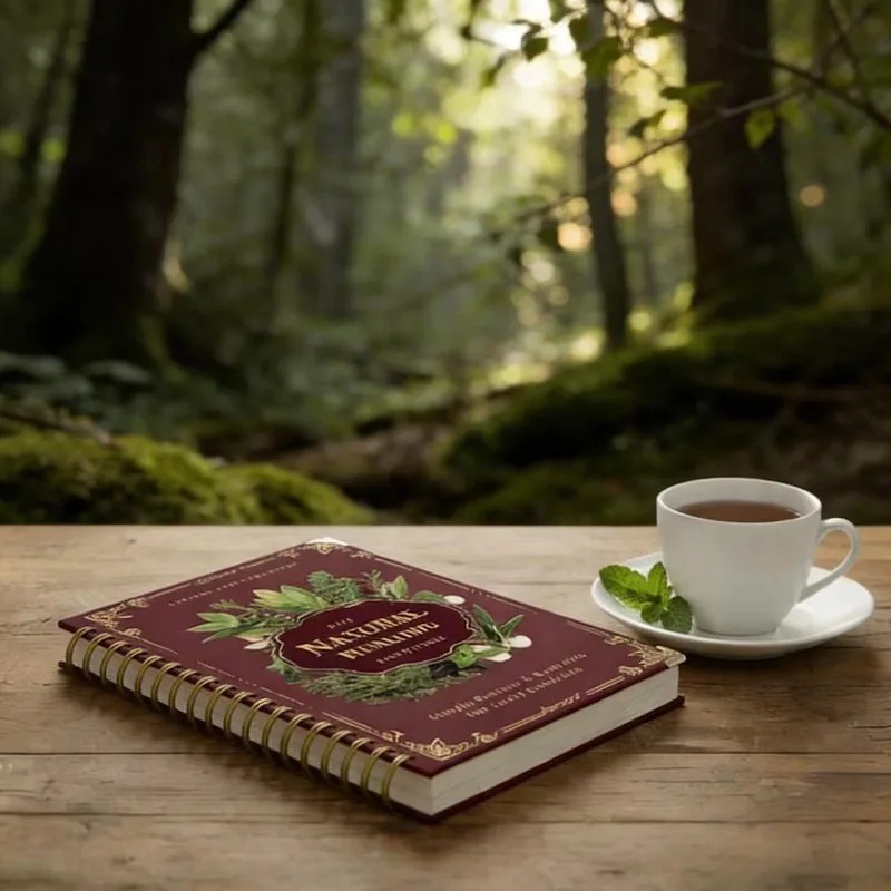 The Natural Healing Handbook, Spiral-Bound Guide for Herbal Remedies and Natural