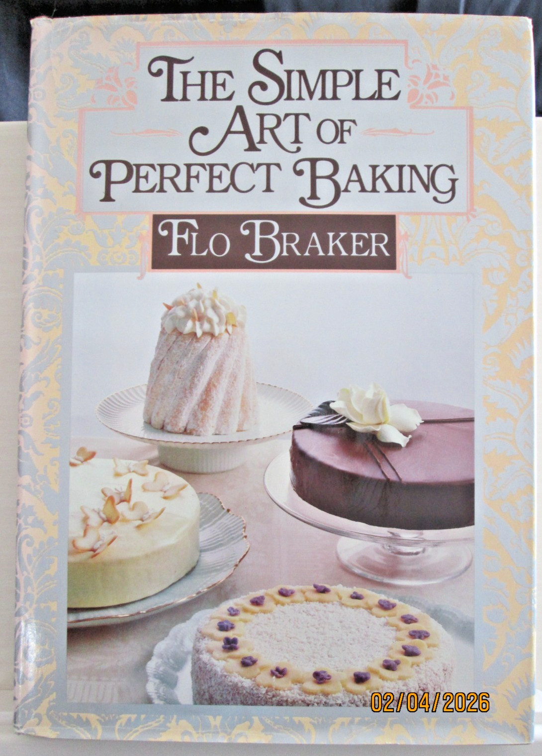 The Simple Art of Perfect Baking HC, with DJ; 1985 First Ed. 2nd prtg VG