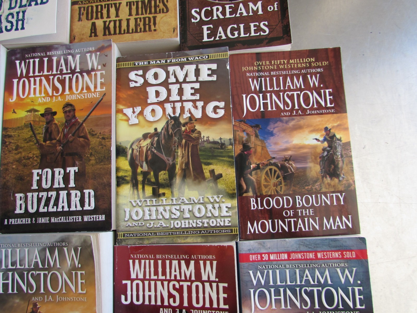 Lot of 14 William W. Johnstone J.A. Johnstone Western Paperback Books 2024 /2025