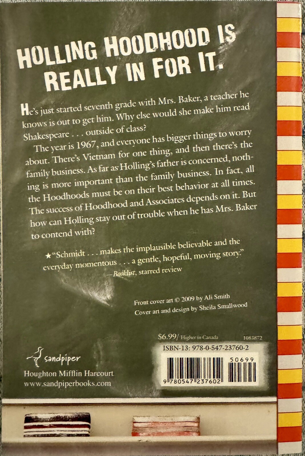 The Wednesday Wars – A Newbery Honor Award Winning Book by Gary Schmidt 2009