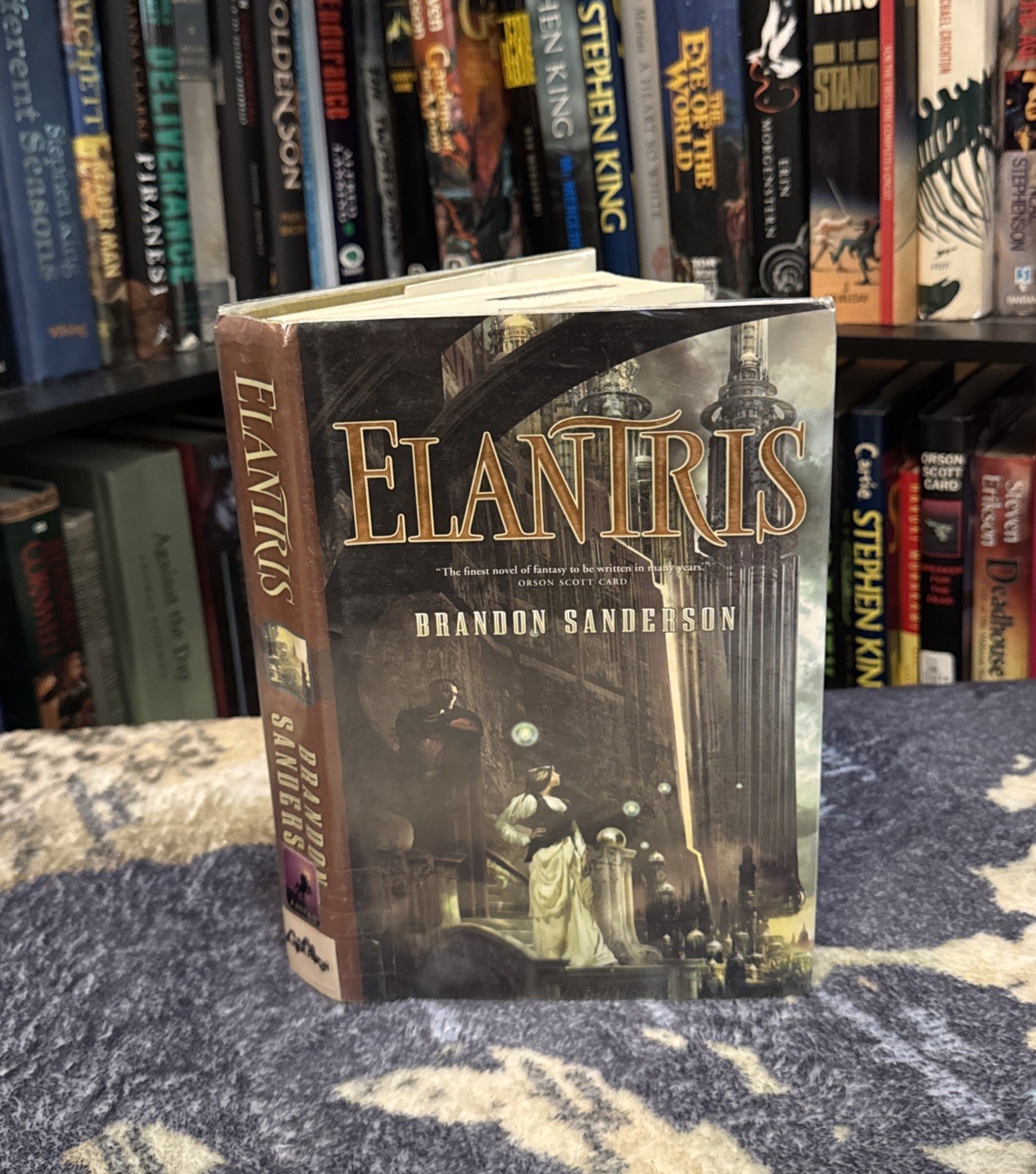 Elantris – Brandon Sanderson (Hardcover) First Edition/Print, 1st/1st, POOR