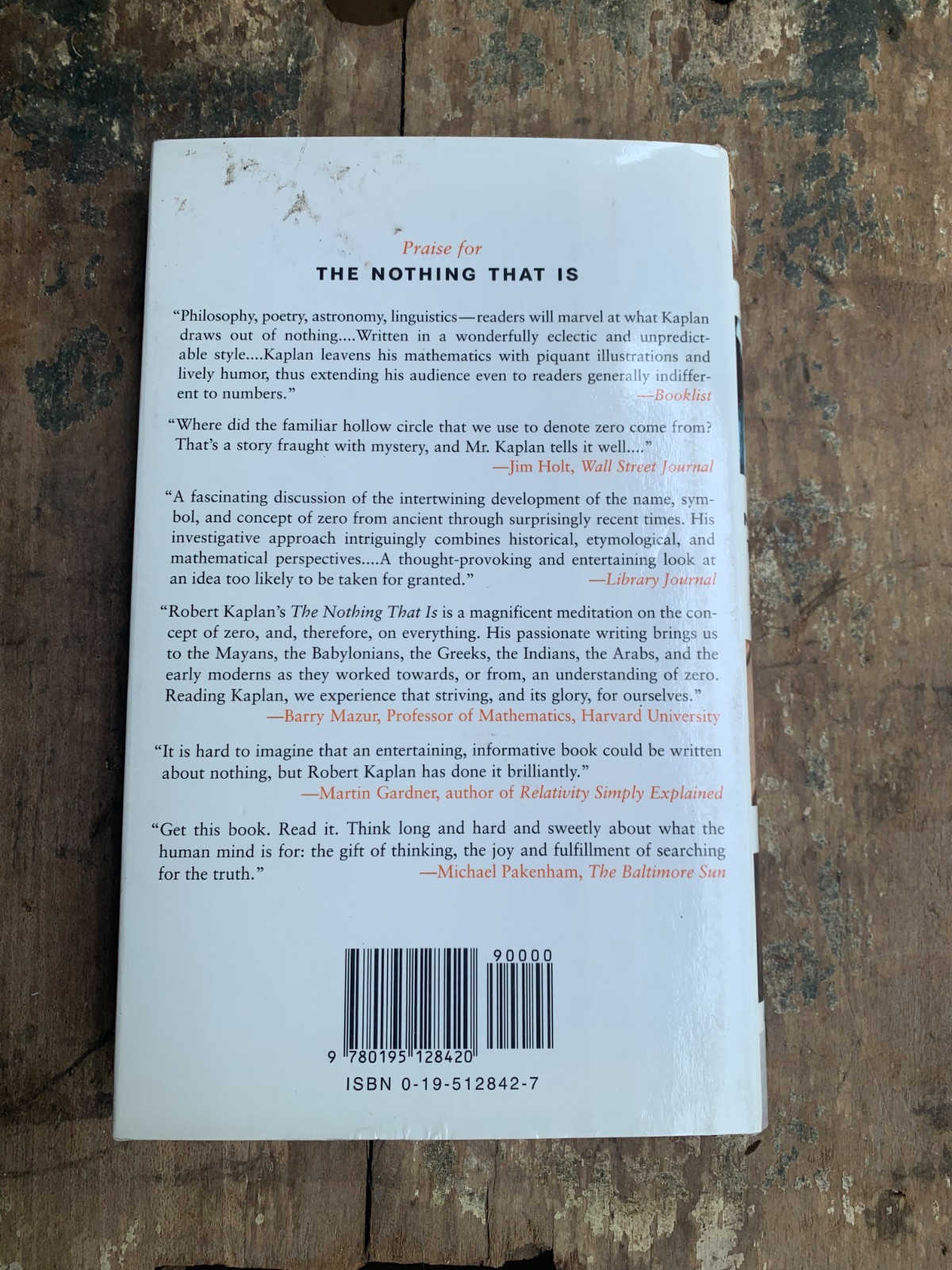“Nothing That Is” by Robert Kaplan 1999 Oxford 1st Ed HC DJ