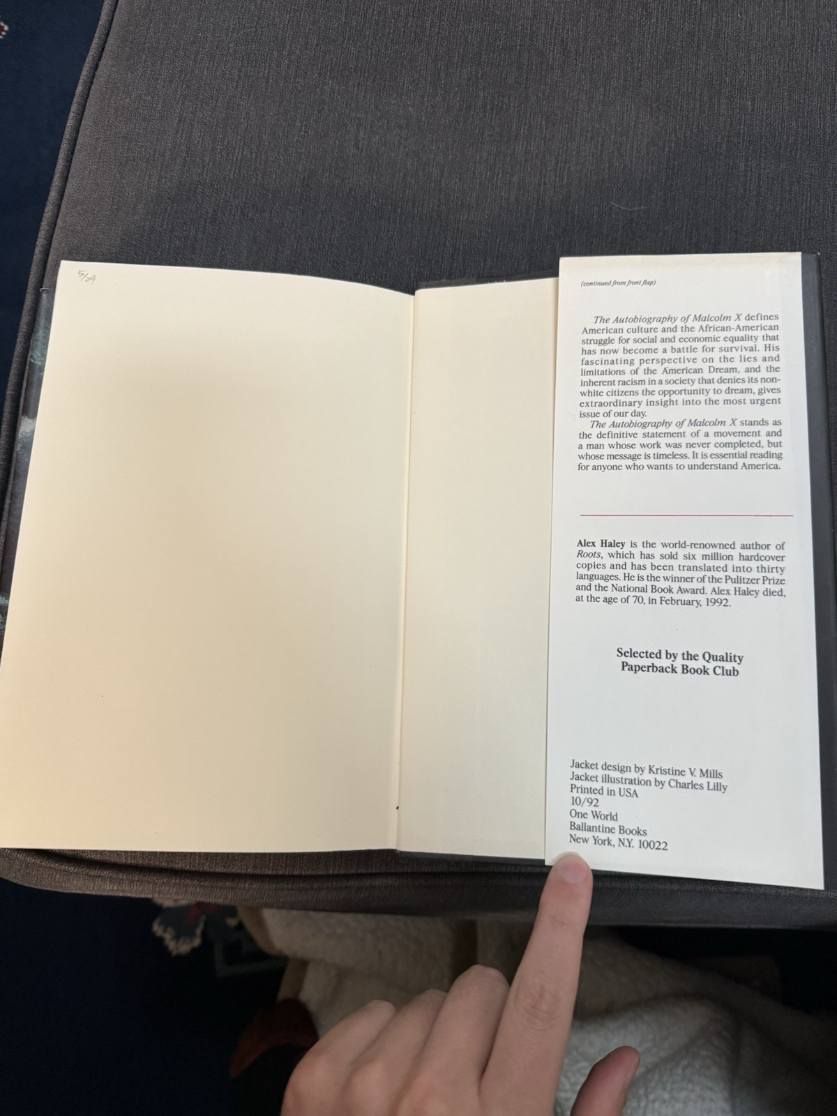 Autobiography of Malcolm X by Malcolm X (1992, Hardcover) As Told by Alex Haley