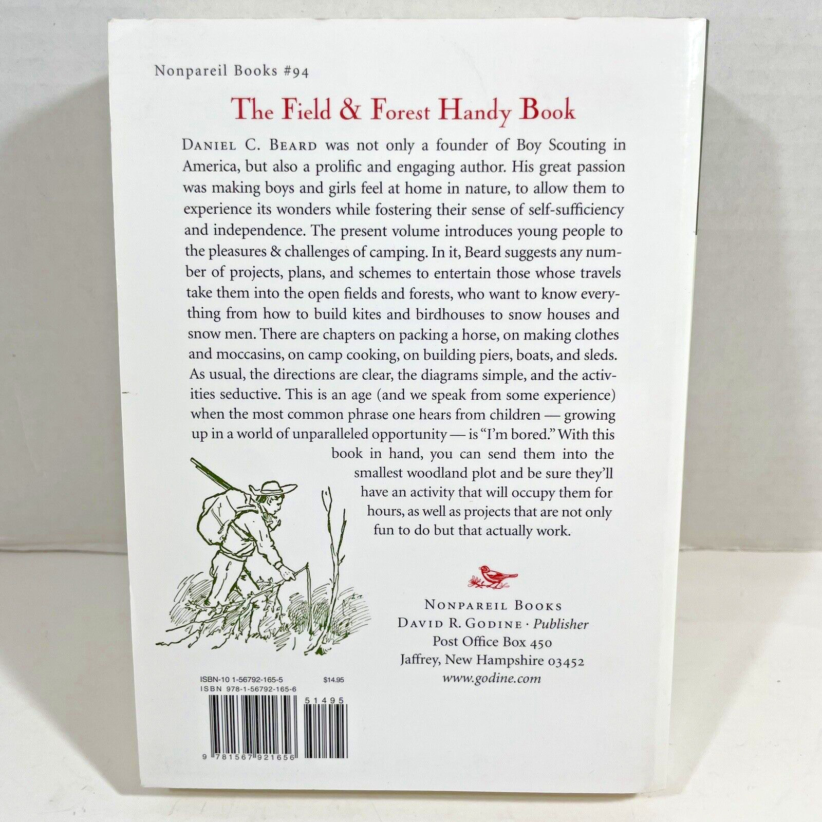 Field & Forest Handy Book by Beard 2008 Like New 428 pages Outdoors Scouts Build