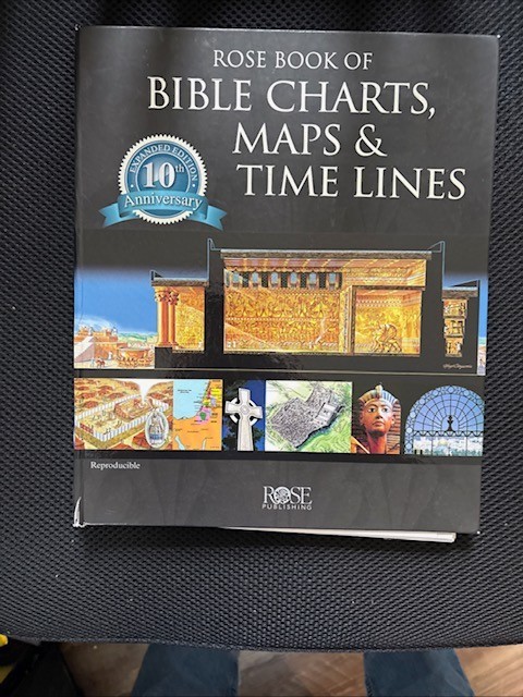 Rose Book of Bible Charts, Maps, and Time Lines -Acceptable Condition