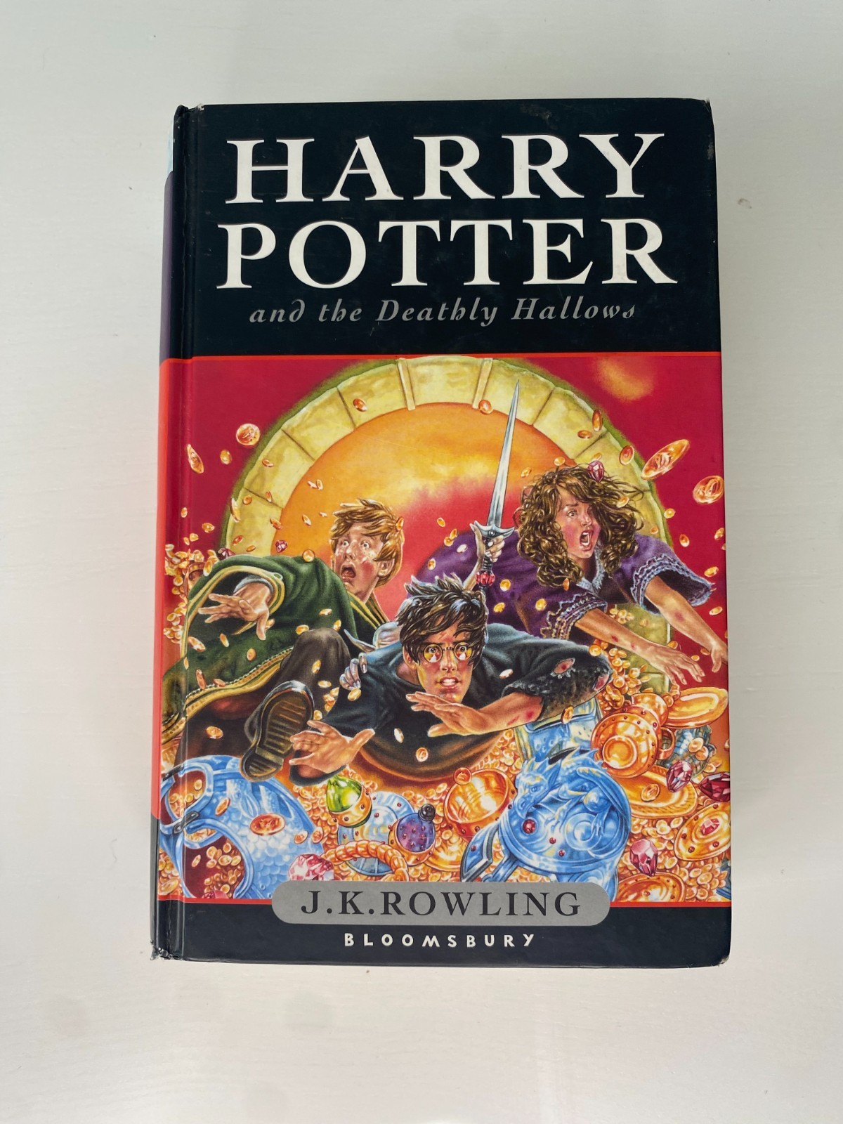 Harry Potter And The Deathly Hallows JK Rowling UK First Edition HC No-Jacket