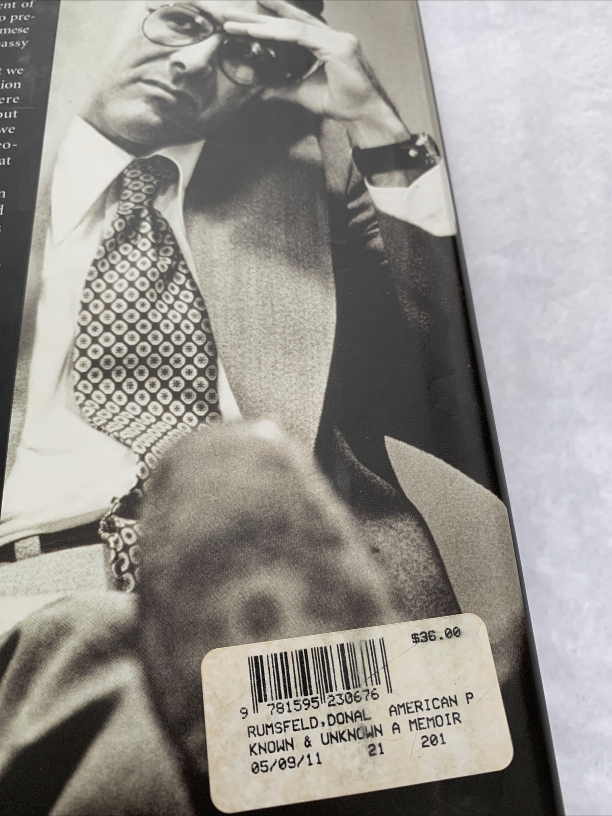 AUTOGRAPHED: Known and Unknown : A Memoir by Donald Rumsfeld (2011, Hardcover)