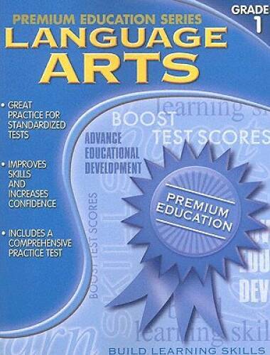 Language Arts Grade 1 [With Workbook] (Premium Education) – Paperback – GOOD