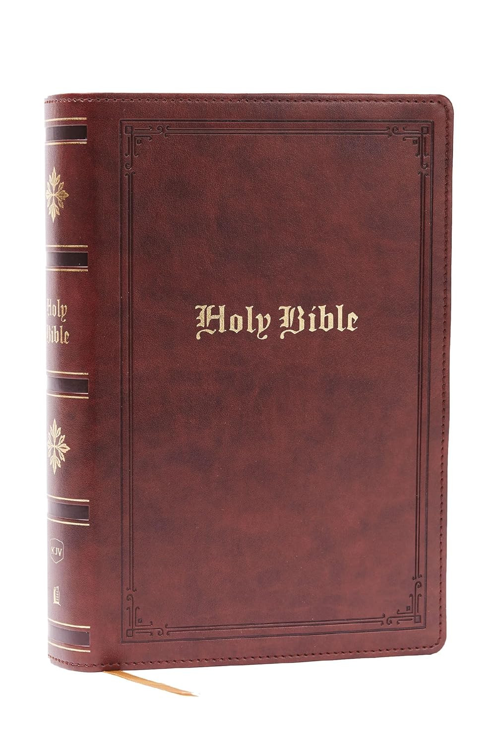 KJV Holy Bible: Personal Size Giant Print, Brown Leathersoft, Red Letter,…