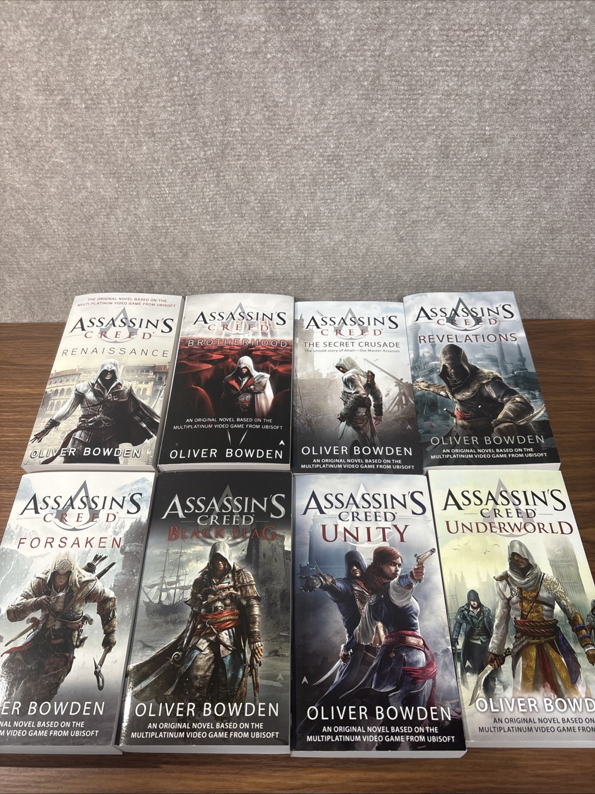 Assassin’s Creed Novels By Oliver Bowden Bundle Lot of 8 Fiction Paperback