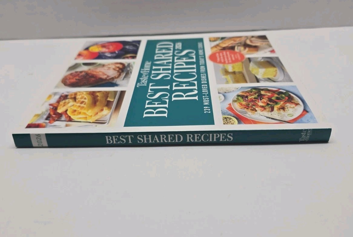 Taste of Home Best Shared Recipes 2026 Paperback 239 Most-Loved Dishes Cookbook