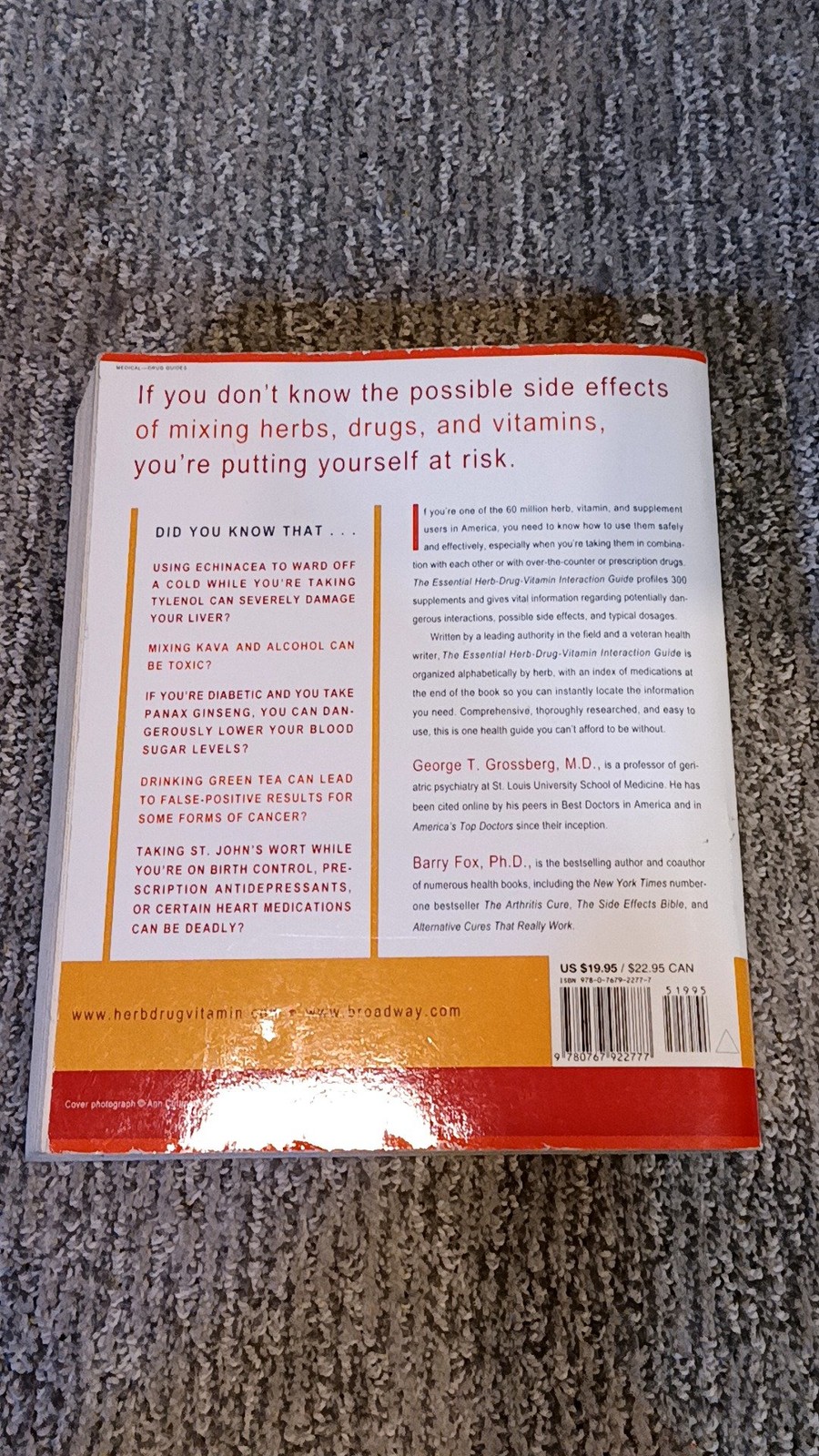 The Essential Herb-Drug-Vitamin Interaction Guide Dengrove & Fox (2007) [VG]