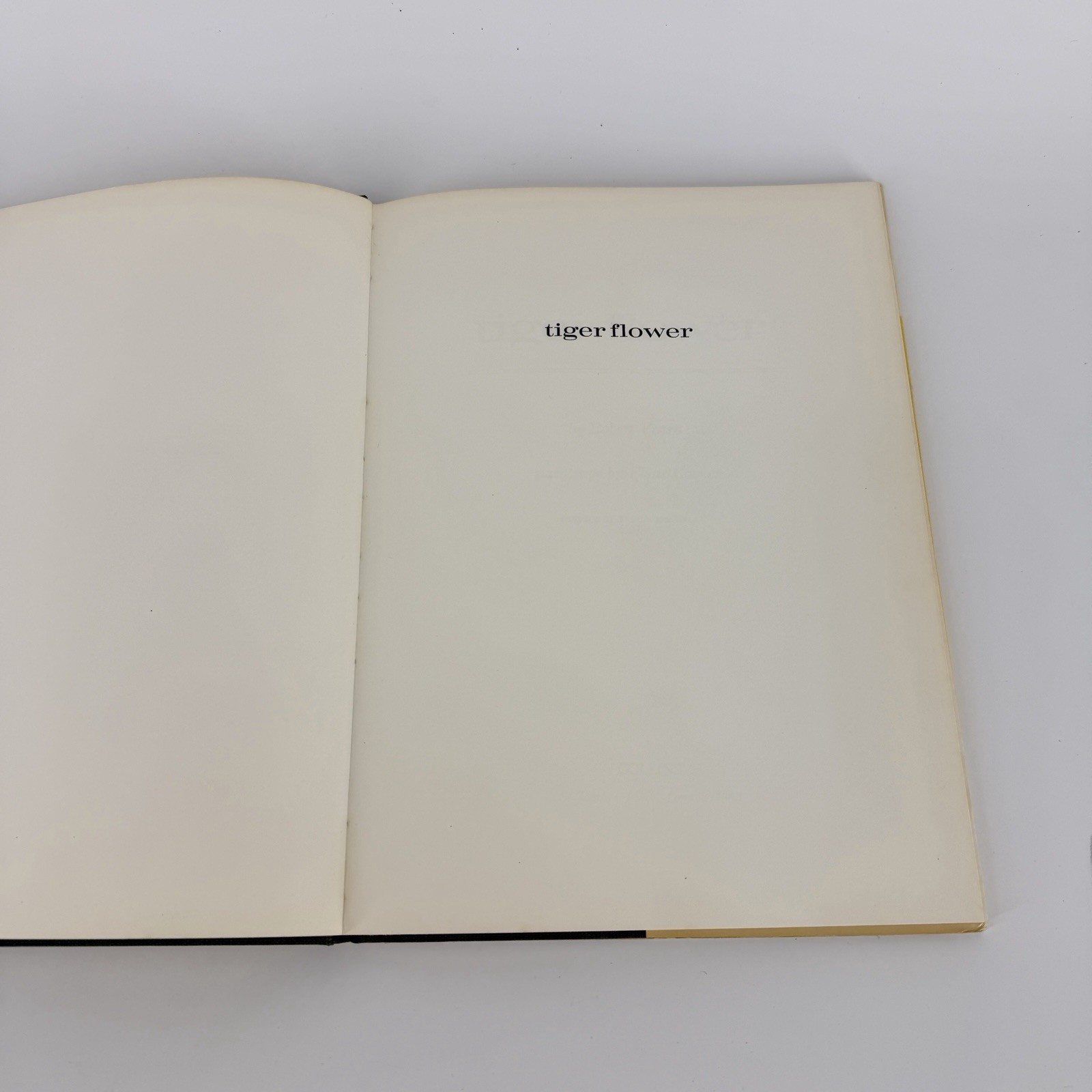 SIGNED Tiger Flower by Robert Vavra 1973, HC Around Flour Cowles’ Paintings 1st