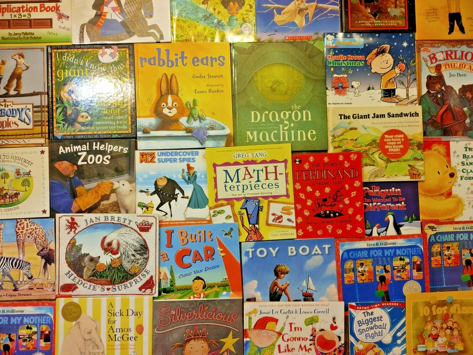 3rd Grade Accelerated Reading 15 RANDOM Picture Books Lot RL Level 3 Teacher 2nd