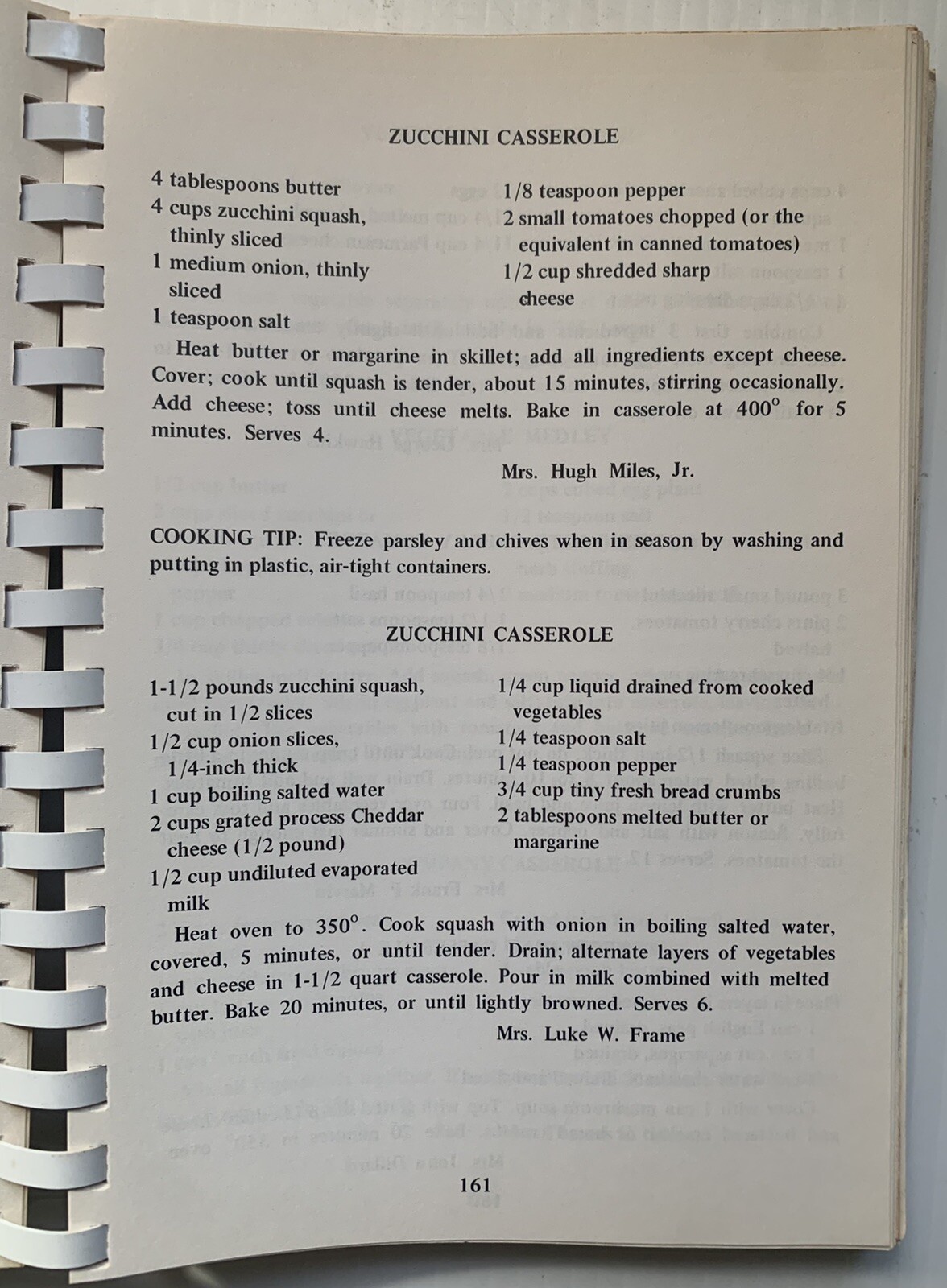 1972 BLACKSBURG, VA, VIRGINIA TECH FACULTY WOMEN’S CLUB COOKBOOK, 341 PAGES