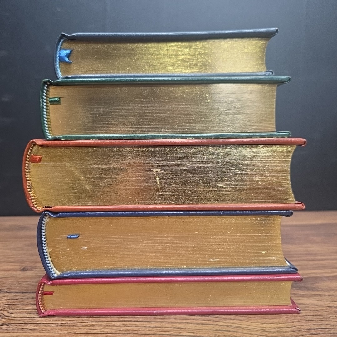 5x lot Charles Dickens ~ Dalmatian Press Leather Bound