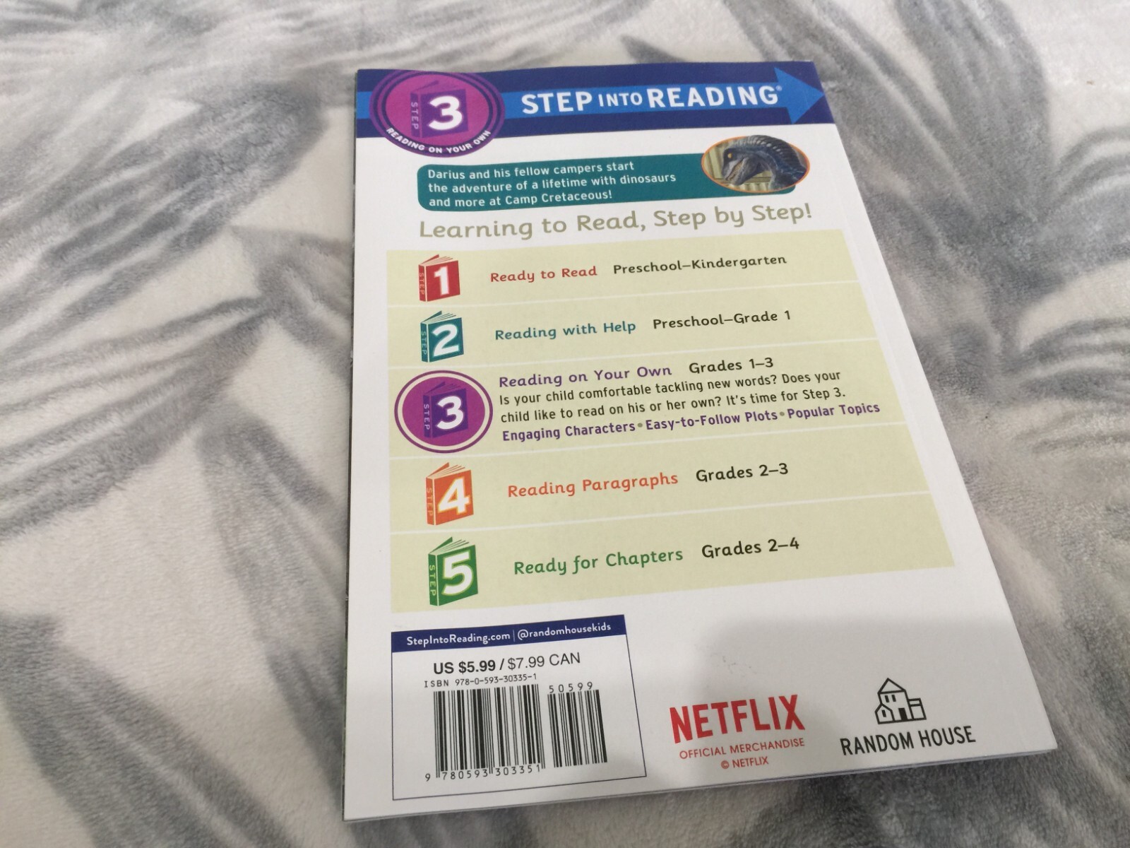 Lot of 3 Step into Reading Paperback or Softback New F8