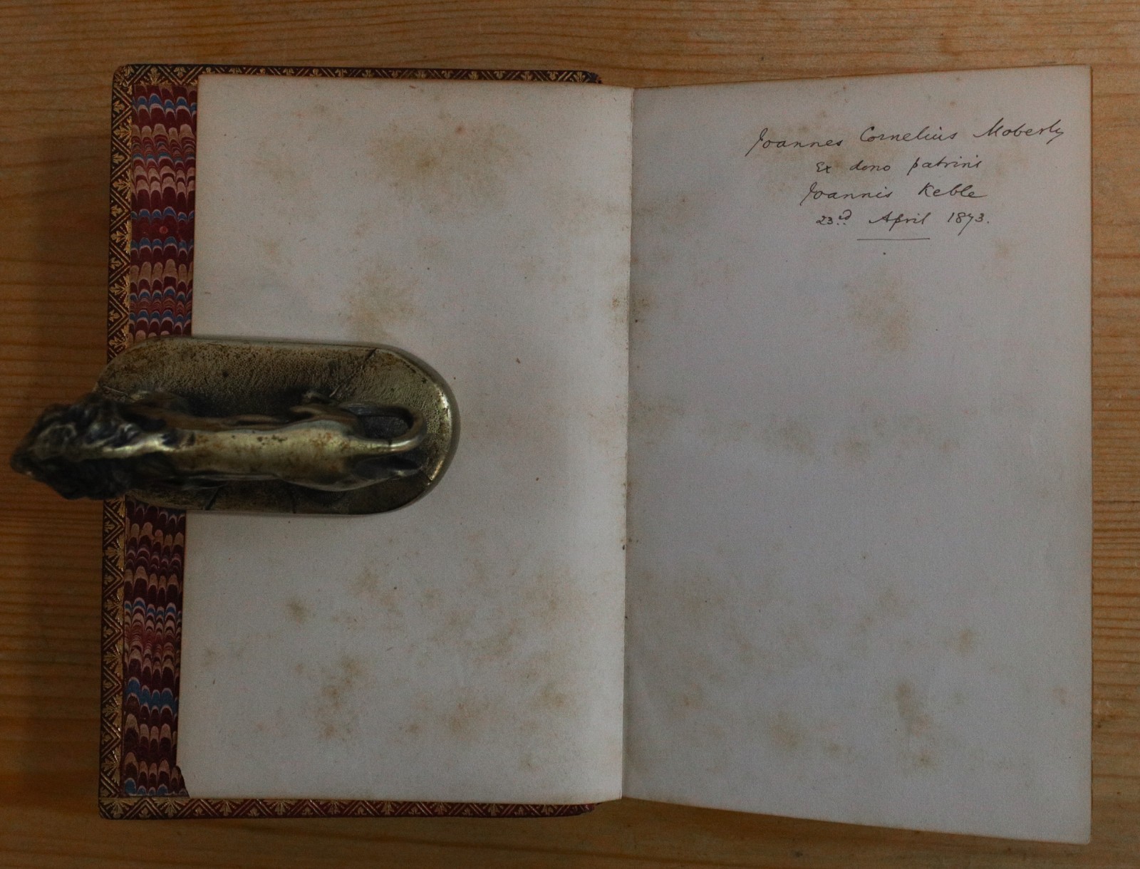 [sh13] Leather Fine Binding 1857, Childe Harolds Pilgrimage by Lord Byron