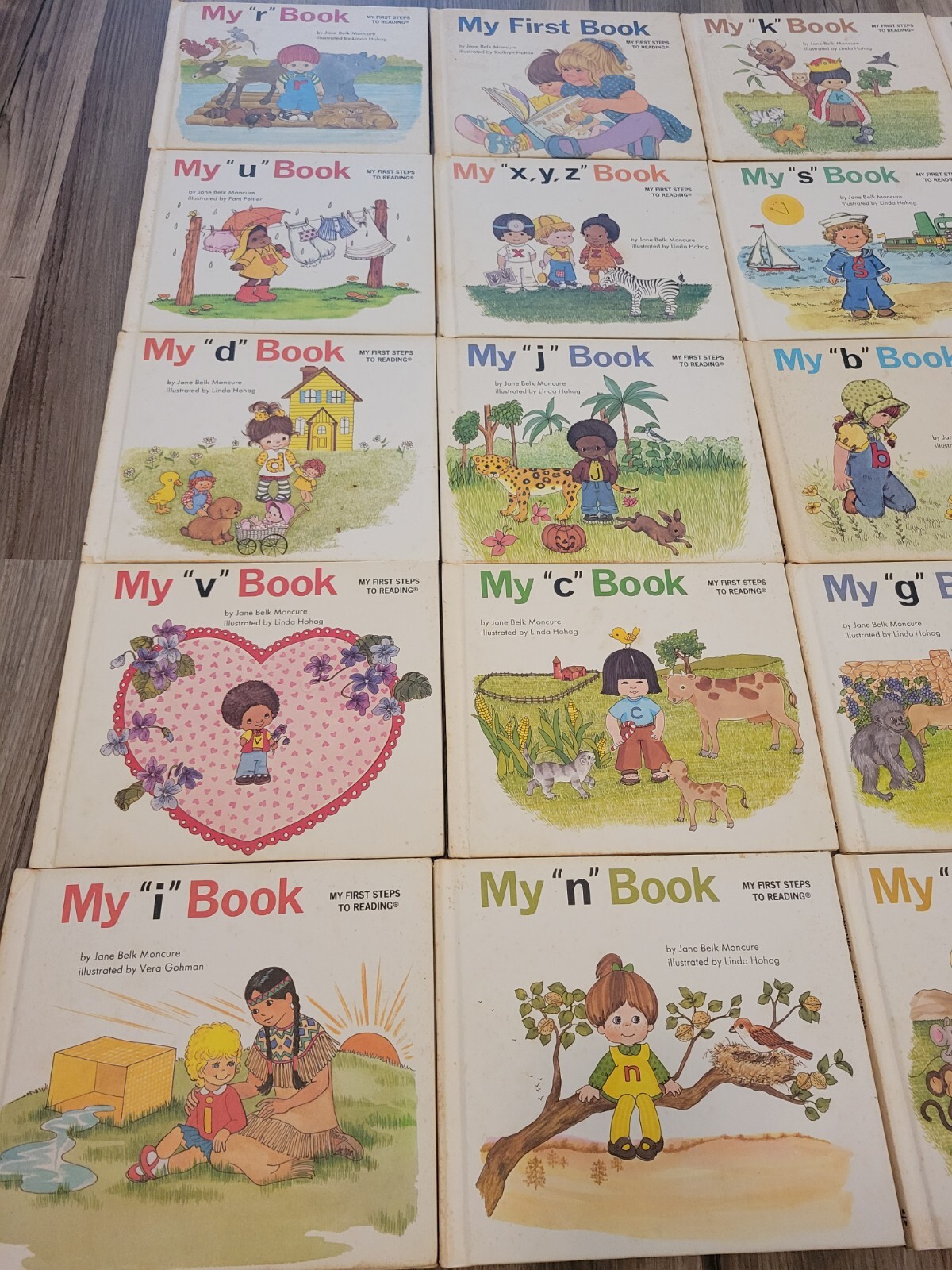 My First Steps To Reading Jane Belk Moncure Mixed Set Hardcover ABC Lot Of 25