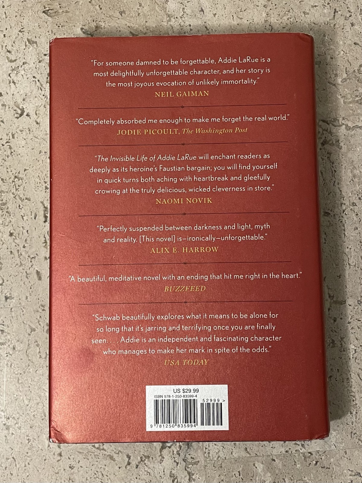 Invisible Life of Addie LaRue Barnes & Noble Exclusive Edition V.E. Schwab HC
