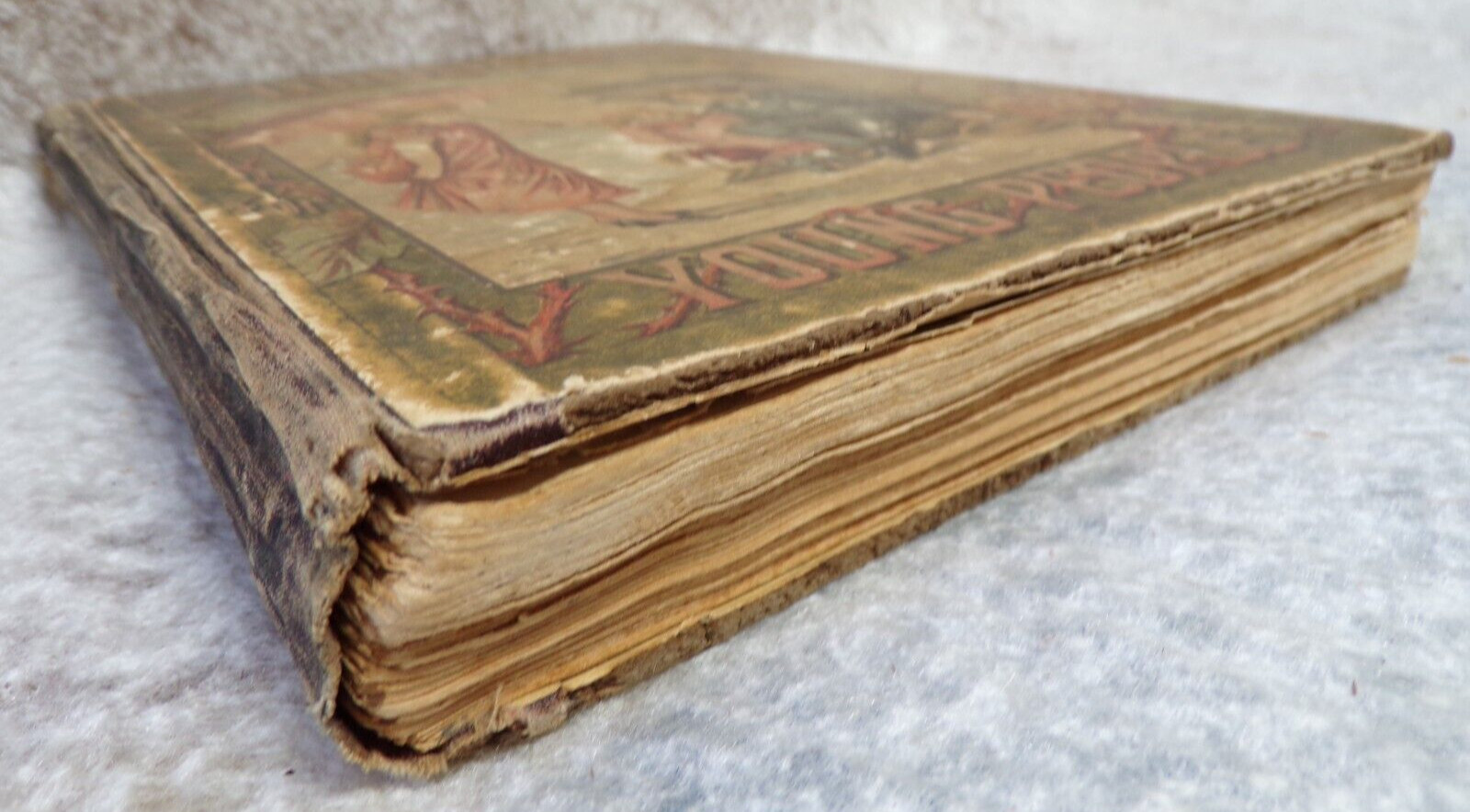 1885 BOOK GOOD TIMES FOR YOUNG PEOPLE HARD COVER 252 PAGES BY JOHN D. WILLIAMS