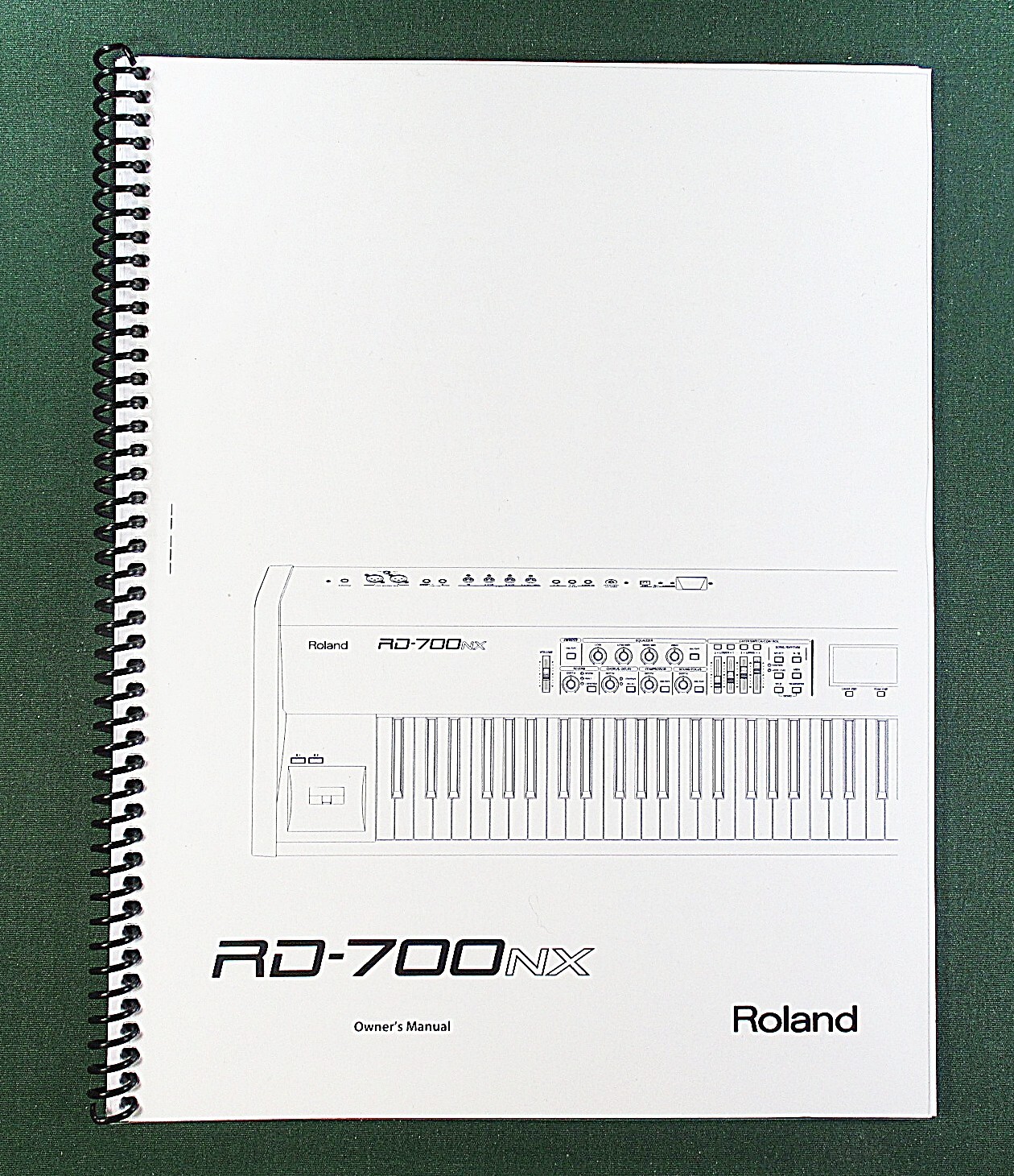 Roland RD-700NX Owner’s Instruction Manual: 106 Pages & Protective Covers!