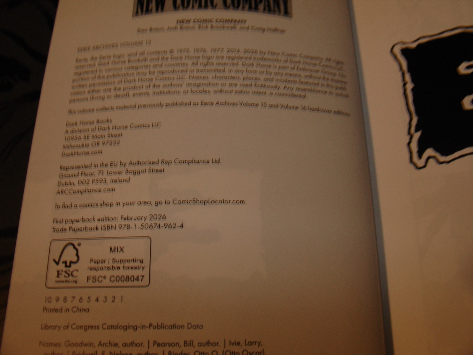 Eerie Archives #13 (Double-Sized) Paperback – Dark Horse Comics