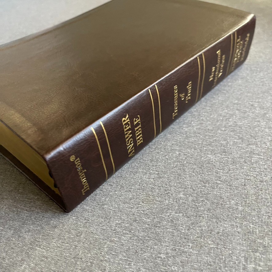 THOMPSON ANSWER BIBLE – NIV- SIMULATED LEATHER BRIDLE By Hartnell House