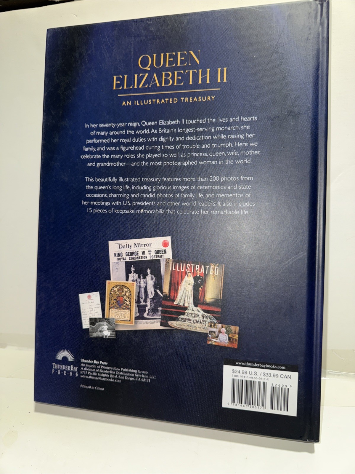 Queen Elizabeth II An Illustrated Treasury Hardcover Royalty History Photography