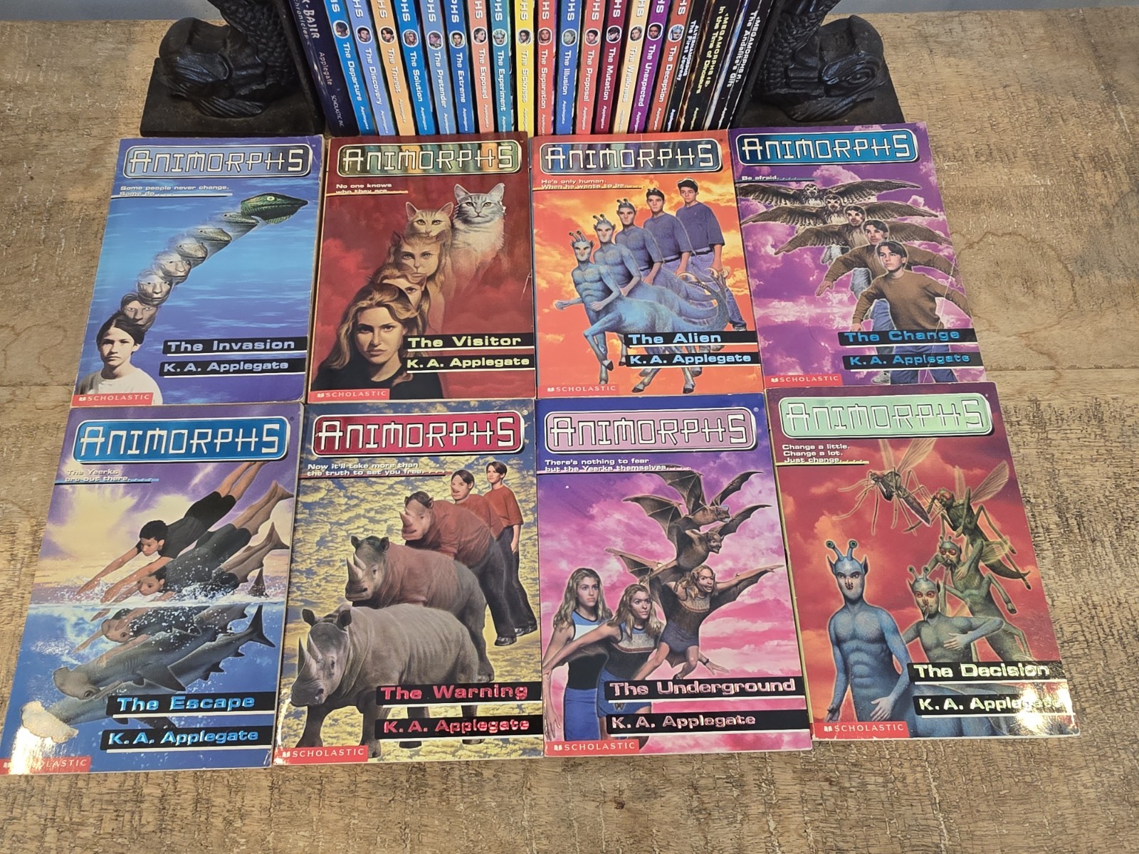 Animorphs Paperback Book Lot 28 K.A. Applegate Chronicle Megamorphs MINT COND