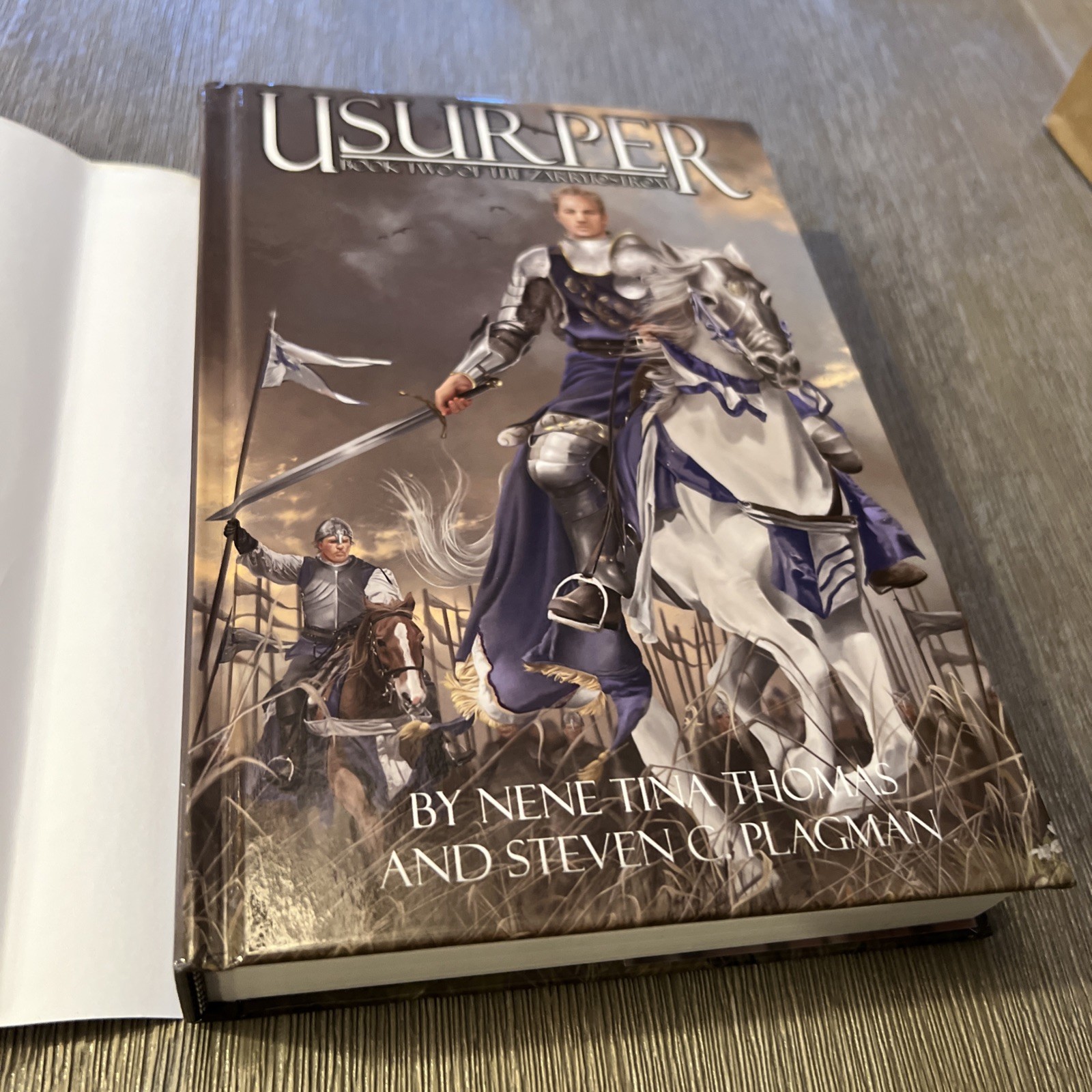 Usurper SIGNED x2 by Nene Tina Thomas / Steven Plagman – 1st #294/1000 NEW HC