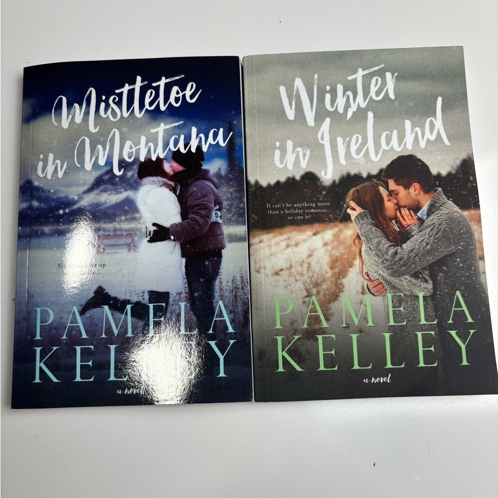 Pamela M. Kelley book set Mistletoe in Montana and Winter in Ireland