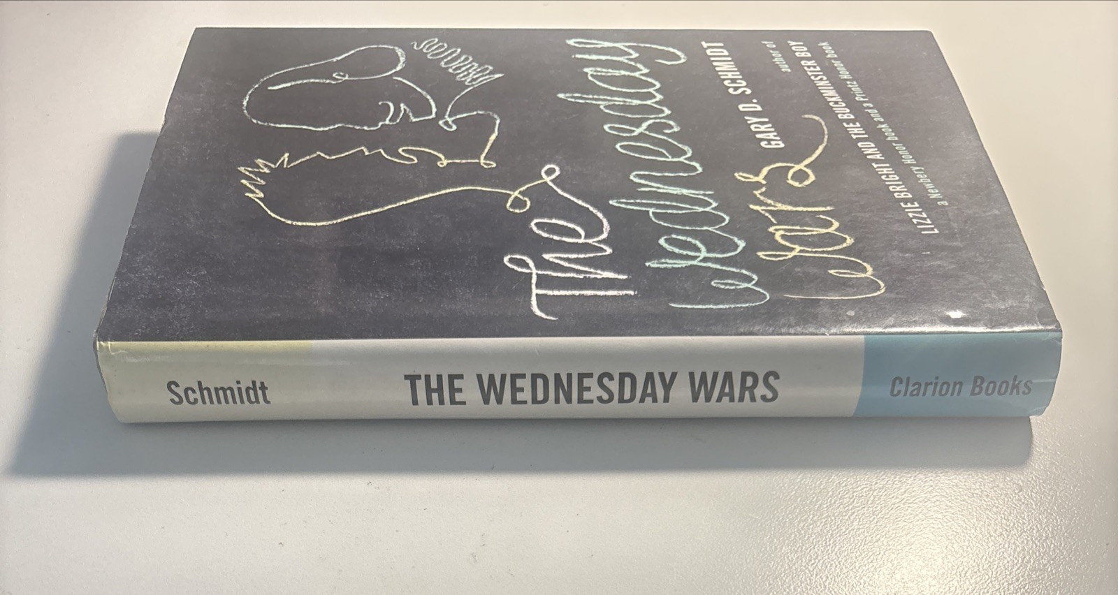 The Wednesday Wars Hardcover 2007 Book w/Dust Jacket Signed By Gary D. Schmidt
