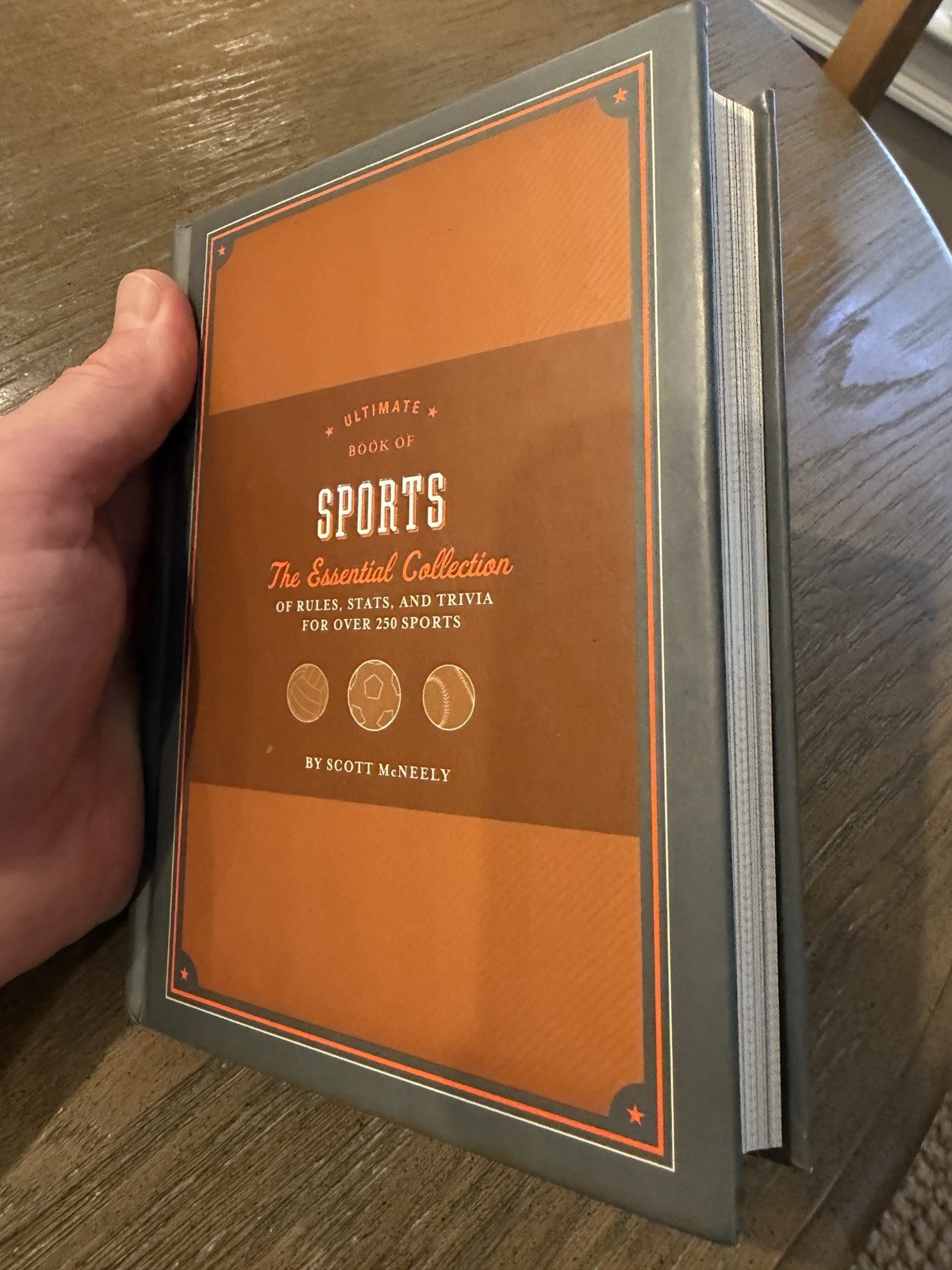 Ultimate Book of Sports Scott McNeely Hardcover Rules Stats Trivia 250 Sports
