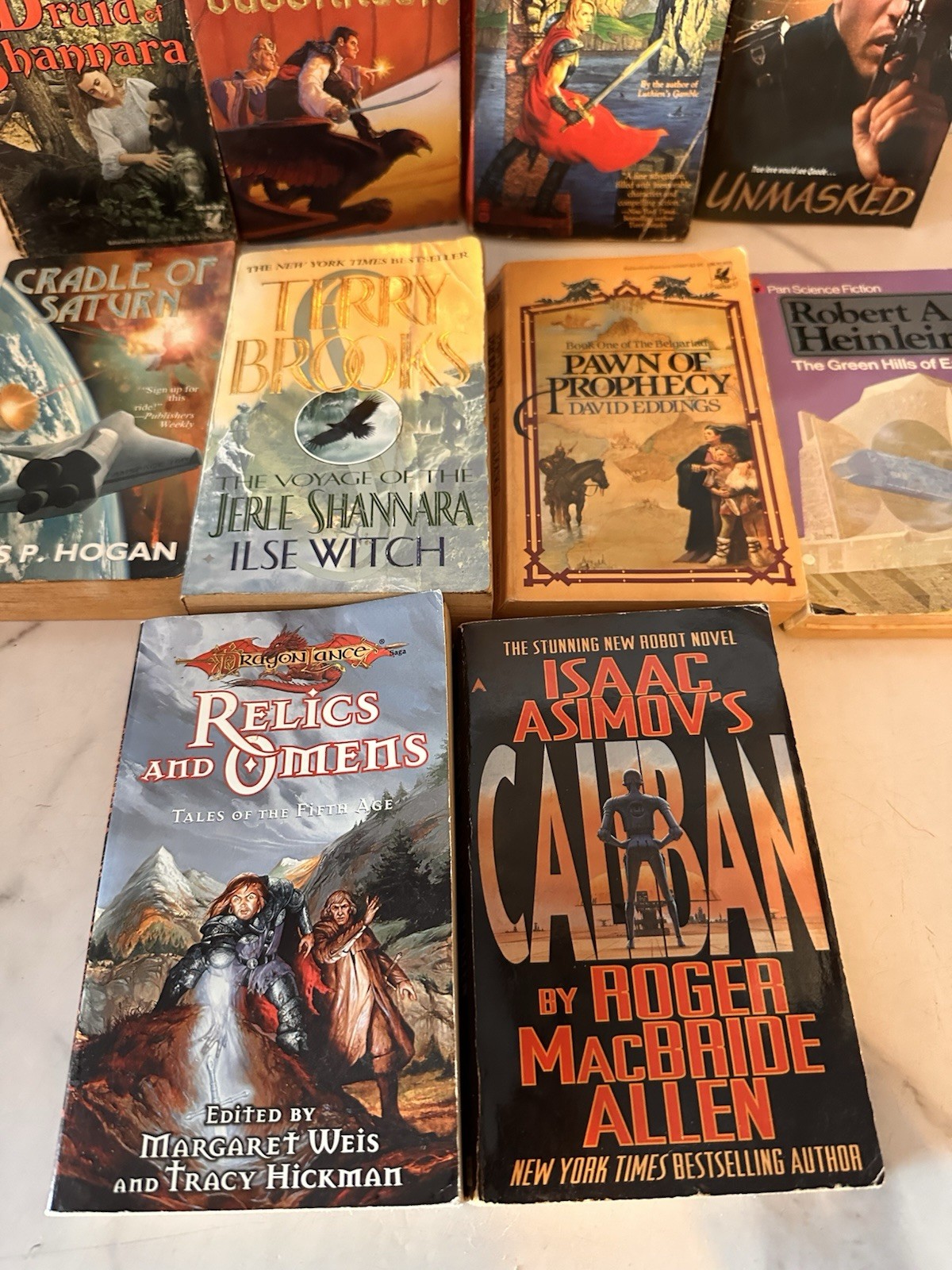 Mixed Lot Of 10Vintage Sci-fi And Fantasy Paperback Books. Science Fiction (363)
