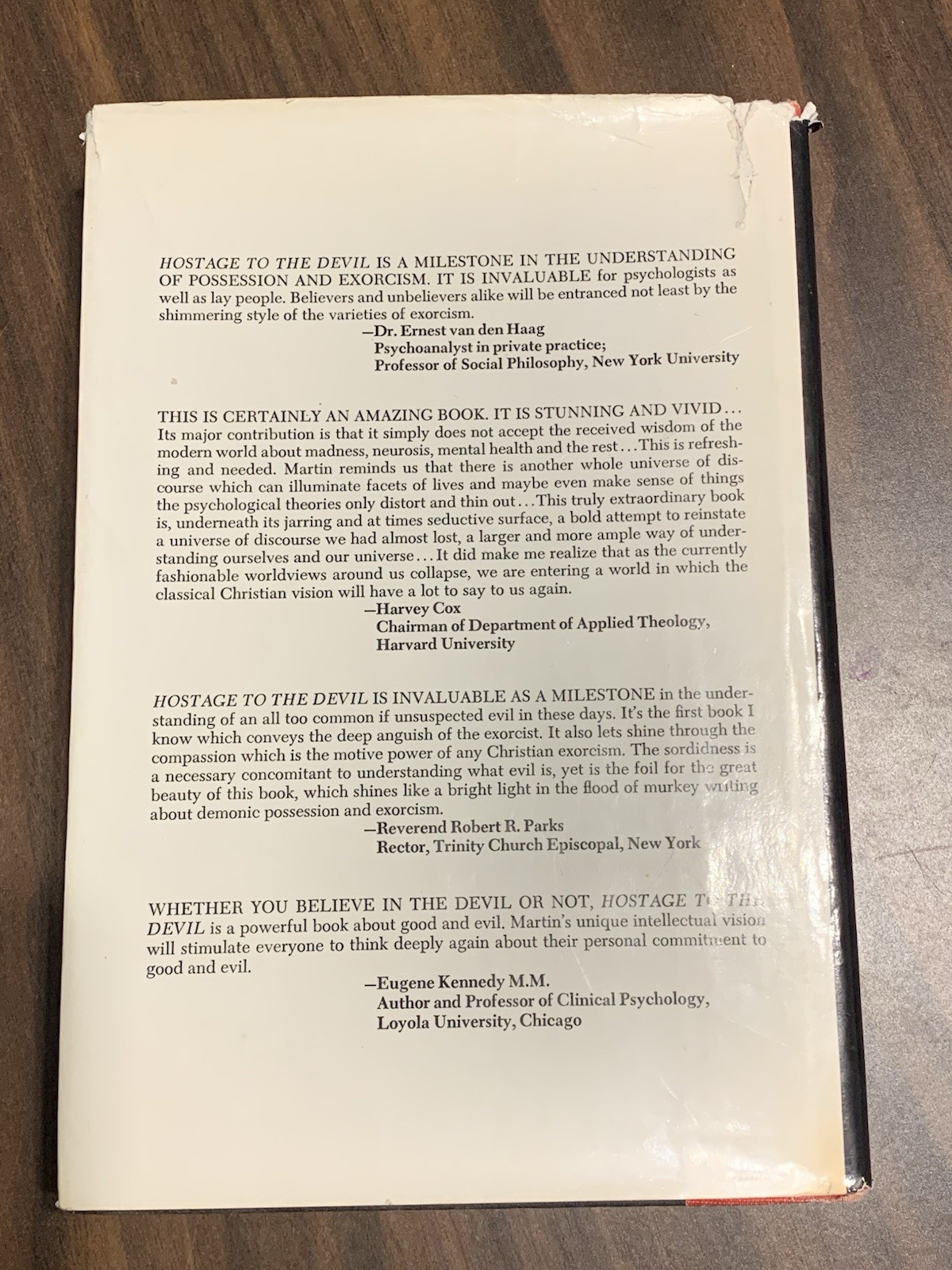 Hostage to the Devil by Malachi Martin – Vintage Hardcover 1976 Exorcism