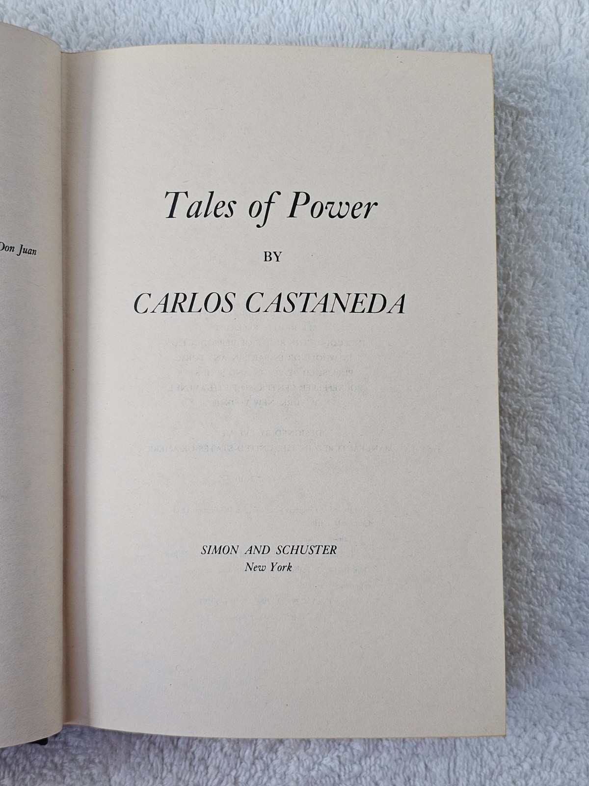 Tales of Power Carlos Castaneda 1974 First Edition First Printing Dust Jacket