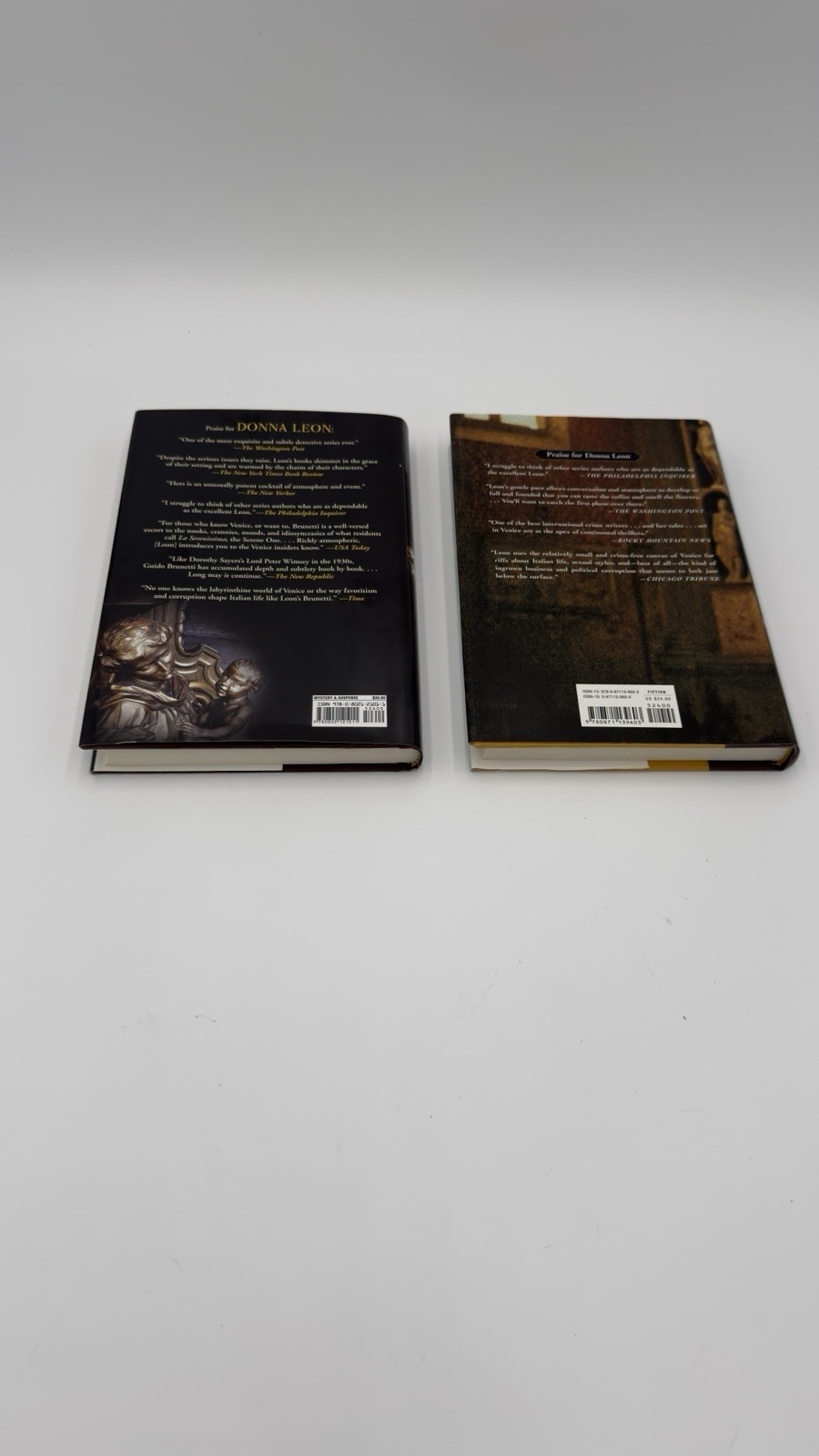 Donna Leon Hardcover Book Lot: A Commissario Guido Brunetti Mystery LOT OF 16