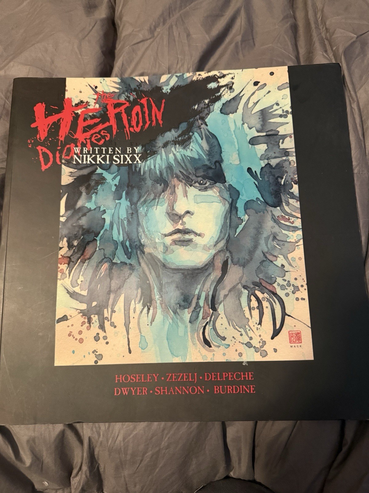 Heroin Diaries By Nikki Sixx Heavy Metal Comic Version Motley Crue