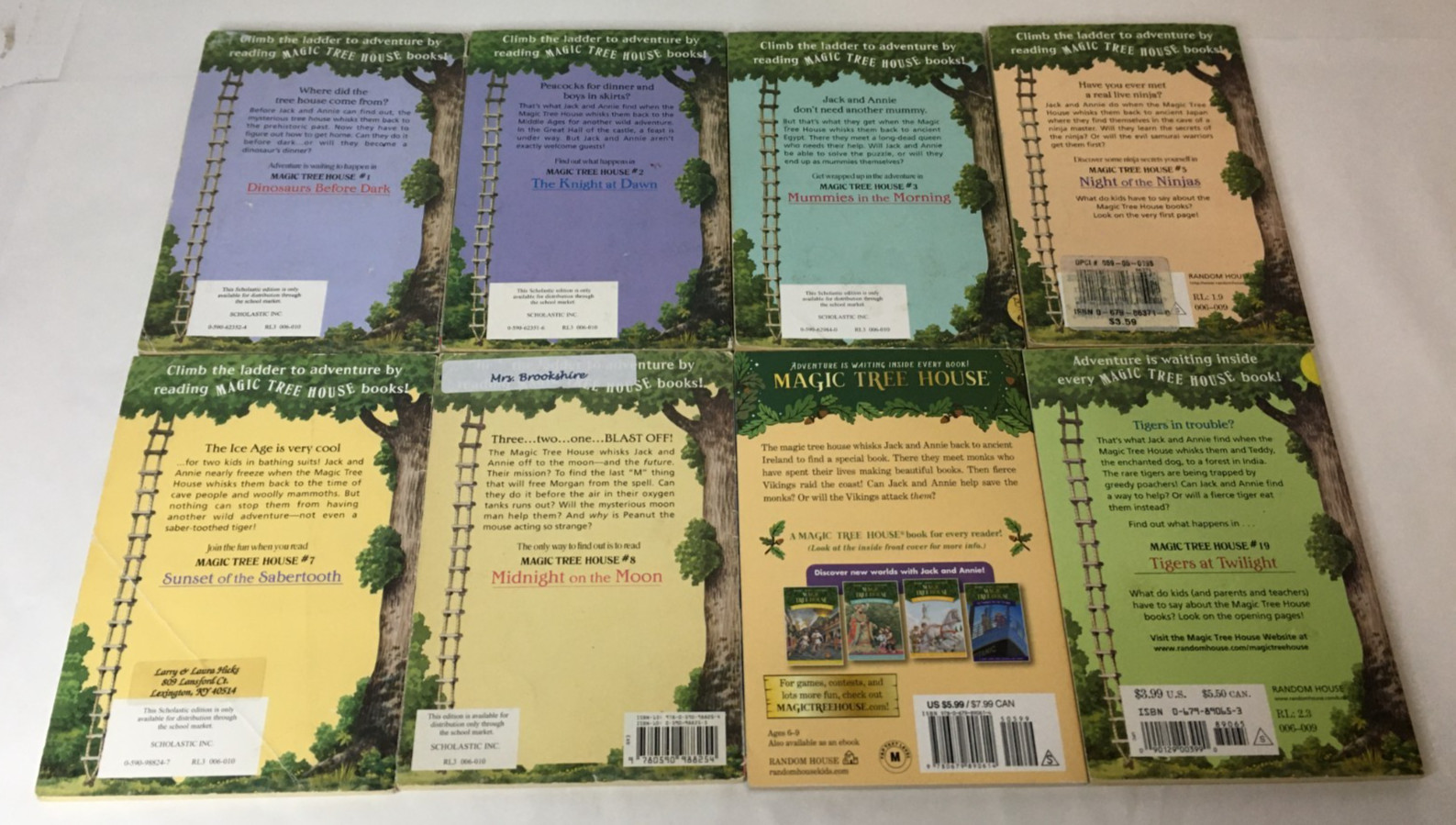 Lot of 16 Magic Tree House Series Books by Mary Pope Osborne Paperback