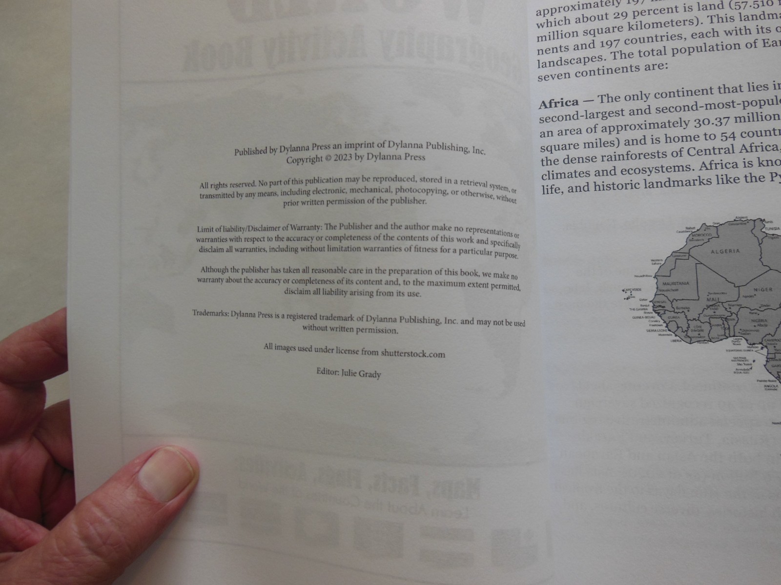 World Geography Activity Book by J. R. Grady and Dylanna Press (2023, Trade…