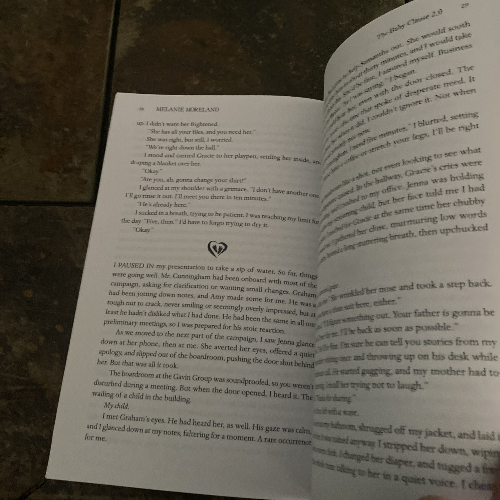 THE BABY CLAUSE 2.0 (THE CONTRACT) (VOLUME 2) By Melanie Moreland **Excellent**