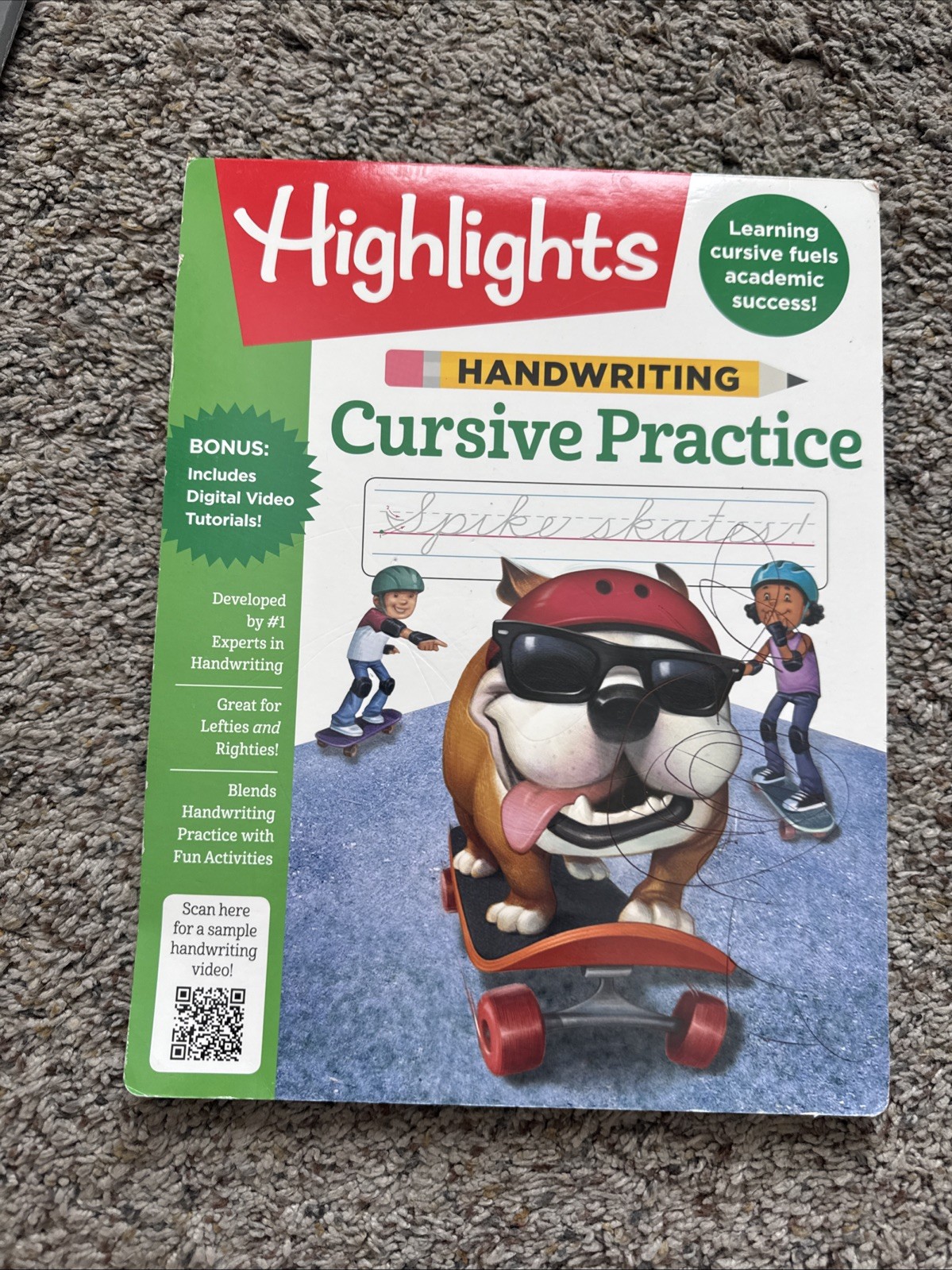 Handwriting: Cursive Practice by Highlights Learning (2019, Trade Paperback)
