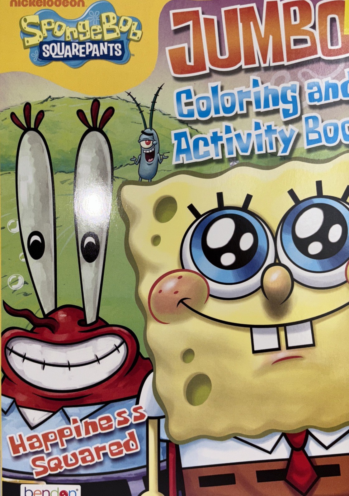 Brand New Nickelodeon SpongeBob Coloring Book Jumbo Size
