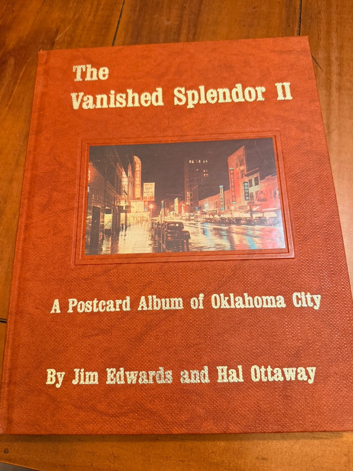 SIGNED Set The Vanished Splendor I & II Oklahoma City Postcards 1st Ed Edwards