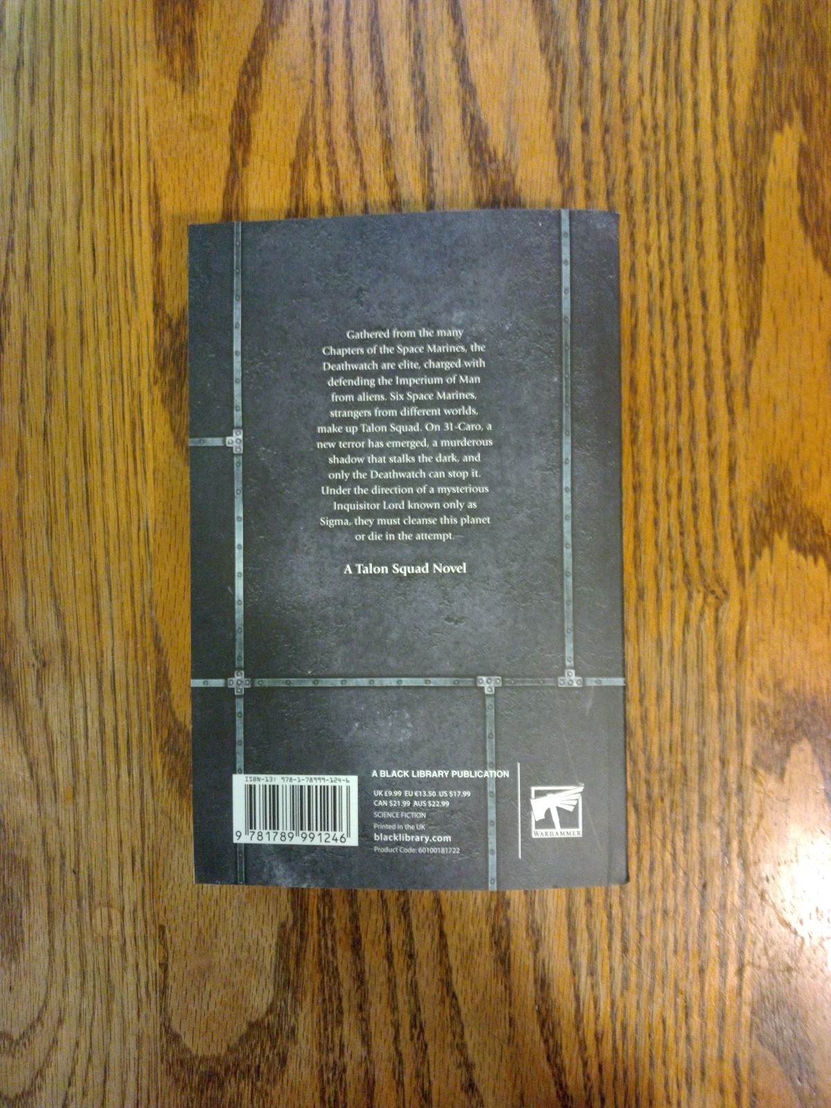 Warhammer 40K Deathwatch By Steve Parker 2013 First Printing Brand New PB